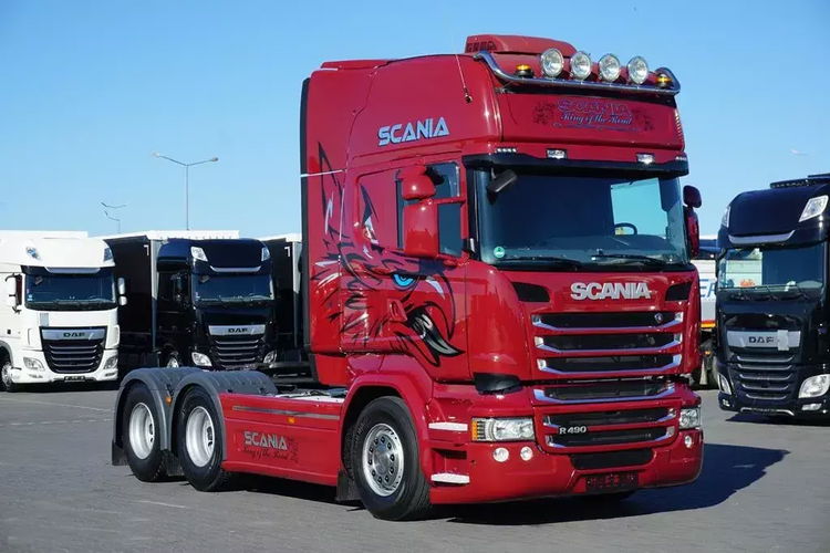 Scania R 490 / EURO 6 / ACC / 6 X 4 / RETARDER / DMC 70 000 KG zdjęcie 2