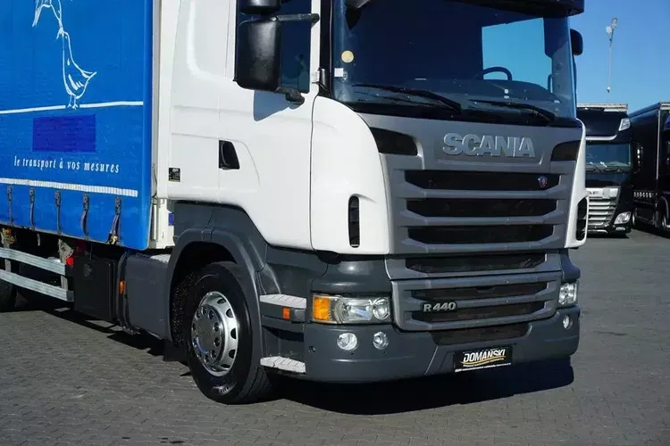 Scania R 440 / PDE / E 5 / FIRANKA + WINDA / OŚ SKRĘTNA / 20 PALET zdjęcie 20