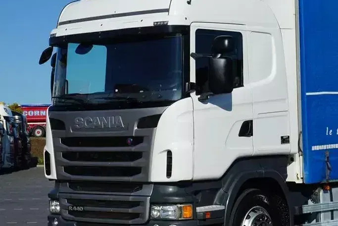 Scania R 440 / PDE / E 5 / FIRANKA + WINDA / OŚ SKRĘTNA / 20 PALET zdjęcie 21