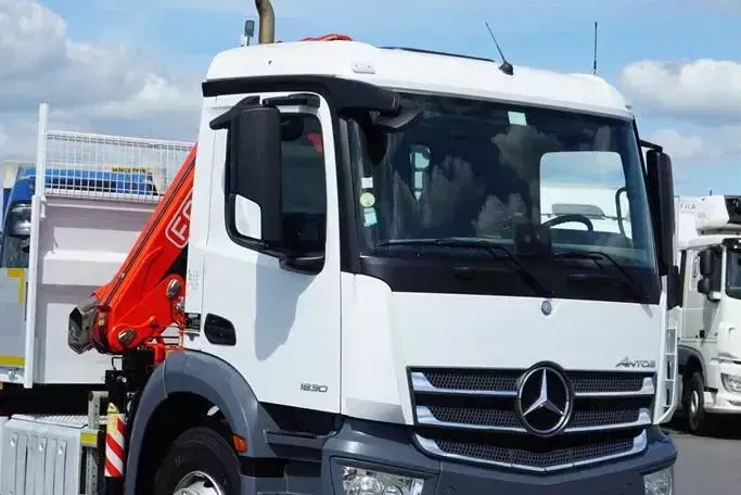 Mercedes ANTOS / 1830 / ACC / SKRZYNIOWY + HDS / HIAB FASSI 110 / DŁ . 7.9 M zdjęcie 40