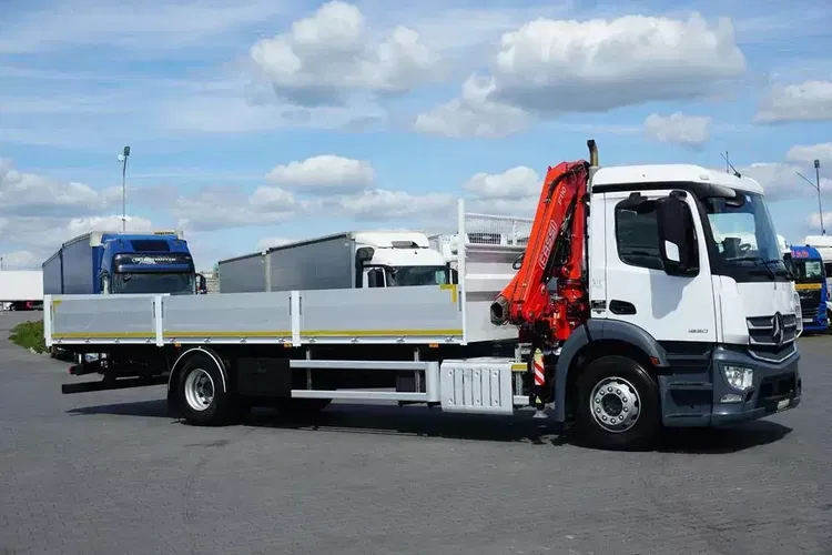 Mercedes ANTOS / 1830 / ACC / SKRZYNIOWY + HDS / HIAB FASSI 110 / DŁ . 7.9 M zdjęcie 5