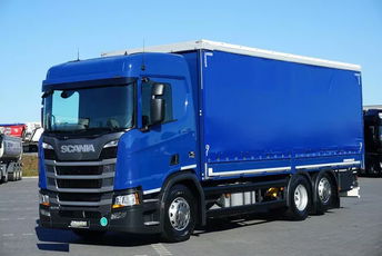 Scania / R 370 / E 6 / ACC / BURTO - FIRANKA / 18 PALET / ŁAD. 15 460 KG