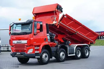 DAF CF / 480 / E 6 / WYWROTKA / 8 X 4 / HYDROBURTA