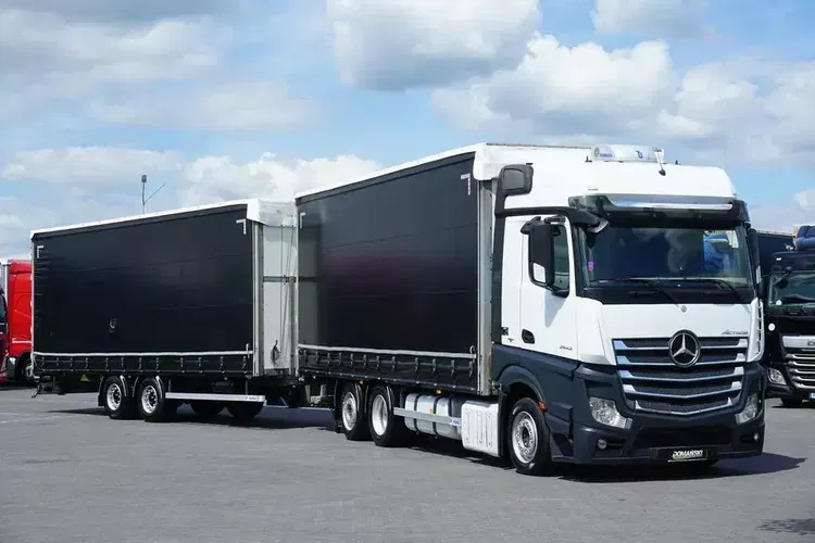 Mercedes ACTROS / 2542 / ACC / EURO 6 / ZESTAW PRZESTRZENNY 120 m3 zdjęcie 2