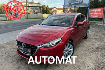 Mazda 3 2.0 Automat Grzane Fotele Kierownica Climatronic Navi TUV Bezwypadkowy