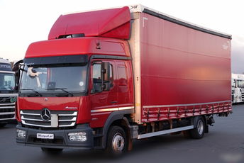 Mercedes ATEGO 1224 / 4x2 / SOLÓWKA / FIRANKA - 7.7 m / 60 m3 / PODNOSZONY DACH / 2020 ROK / PO ZŁOTYM KONTRAKCIE SERWISOWYM 