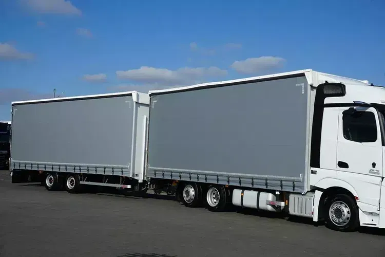 Mercedes ACTROS / 2545 / ACC / E 6 / MP 5 / ZESTAW PRZESTRZENNY 120 m3 / RETARDER zdjęcie 4