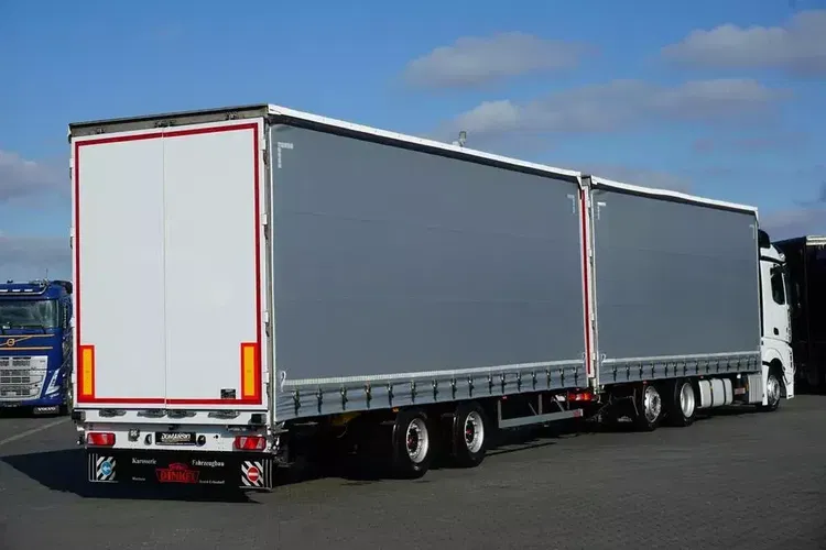 Mercedes ACTROS / 2545 / ACC / E 6 / MP 5 / ZESTAW PRZESTRZENNY 120 m3 / RETARDER zdjęcie 5