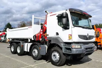 Renault Kerax 32.450DXI 8x4 HDS Fassi F170A.23 + WYWROTKA HYDROBURTA