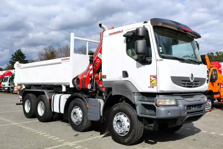 Renault Kerax 32.450DXI 8x4 HDS Fassi F170A.23 + WYWROTKA HYDROBURTA zdjęcie 2