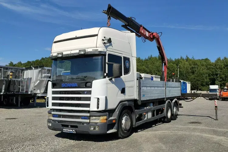 Scania 124L 420 6x2 Retarder HDS FASSI F170 Budowlanka zdjęcie 2