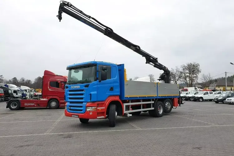 Scania R 400 LB 6x2 HDS Budowlanka Widły Oś Skrętna Super Stan zdjęcie 3