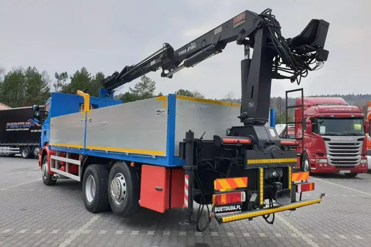 Scania R 400 LB 6x2 HDS Budowlanka Widły Oś Skrętna Super Stan zdjęcie 7