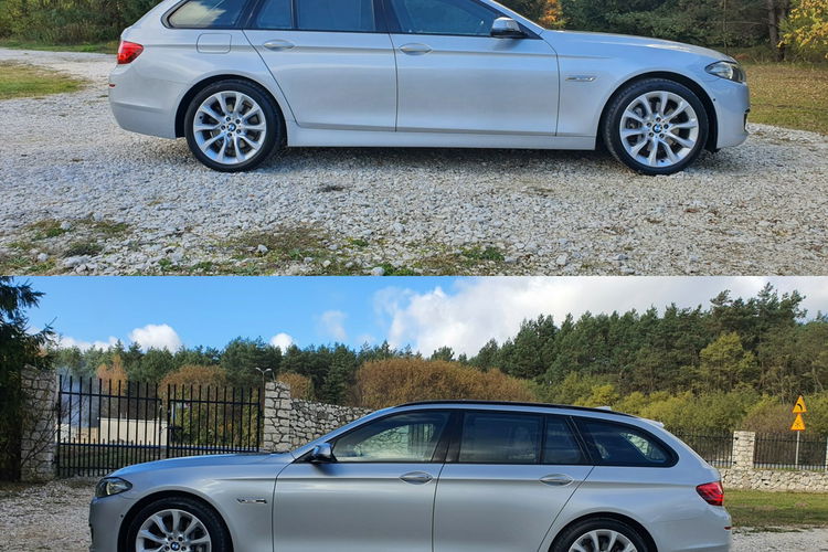 BMW 525 LCI # 525d 218KM # Modern # 8HP # Duża Navi # Komforty # Panorama zdjęcie 36