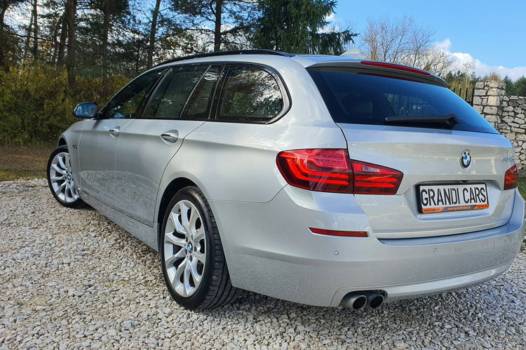 BMW 525 LCI # 525d 218KM # Modern # 8HP # Duża Navi # Komforty # Panorama zdjęcie 4