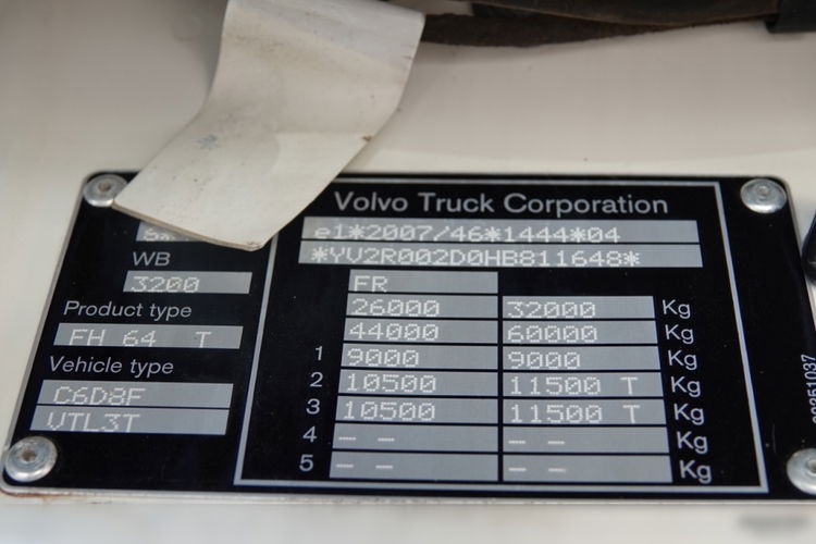 Volvo FH16 / 650 / 6x4 / HYDRAULIKA / KLIMA POSTOJOWA / 3 OSIOWY CIĄGNIK SIODŁOWY / SPROWADZONY / PO KONTRAKCIE SERWISOWYM  zdjęcie 39