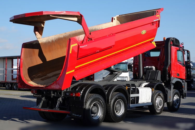 Mercedes -BENZ AROCS 4145 / 8x8 / WYWROTKA TYLNOZSYPOWA / MEILLER KIPER / HYDRAULICZNA KLAPA / HARDOX / EURO 6 / EEV  zdjęcie 4