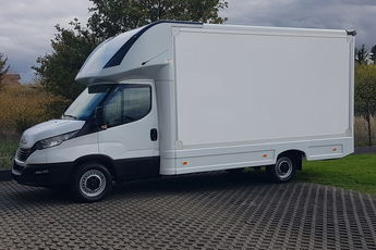 Iveco Daily KONTENER NISKOPODŁOGOWY 4.43x2.23x2.42 SKLEP FOODTRUCK KAMPER KLIMA