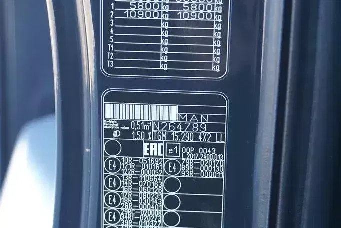 MAN TGM / 15.290 / ACC / E 6 / ZESTAW PRZESTRZENNY + WINDA zdjęcie 11