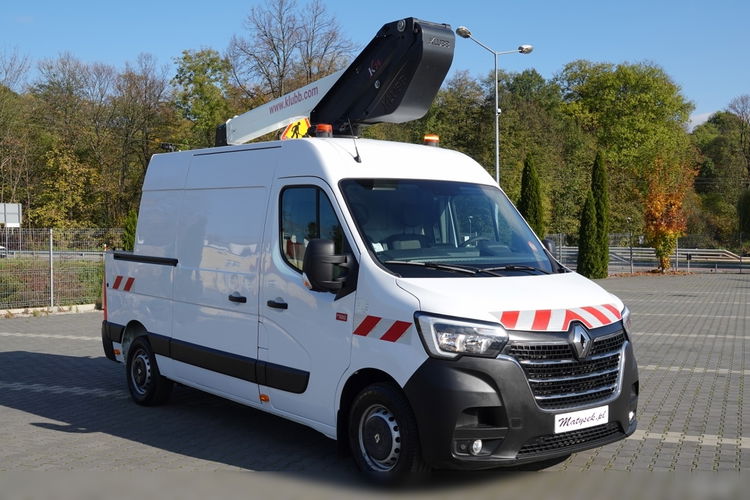 Renault MASTER / PODNOŚNIK KOSZOWY - 12 metrów / 2021 ROK / BLASZAK + WZWYŻKA zdjęcie 11