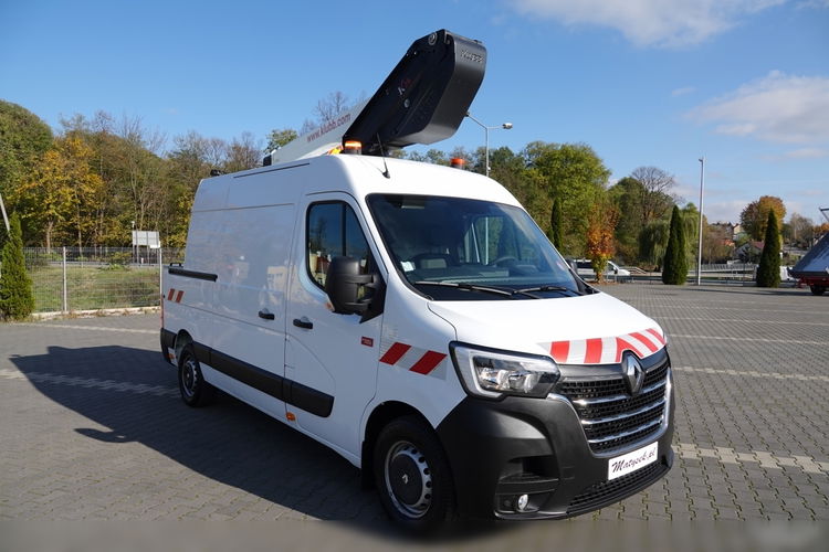 Renault MASTER / PODNOŚNIK KOSZOWY - 12 metrów / 2021 ROK / BLASZAK + WZWYŻKA zdjęcie 12