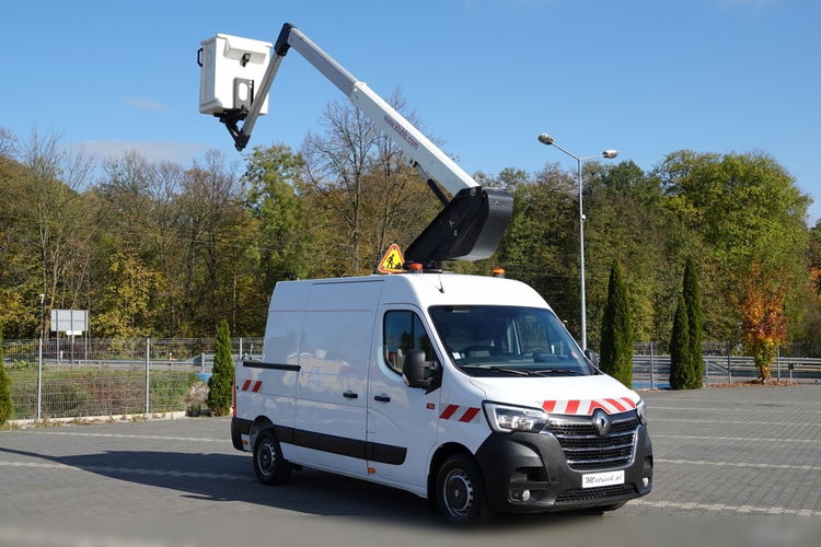 Renault MASTER / PODNOŚNIK KOSZOWY - 12 metrów / 2021 ROK / BLASZAK + WZWYŻKA zdjęcie 2