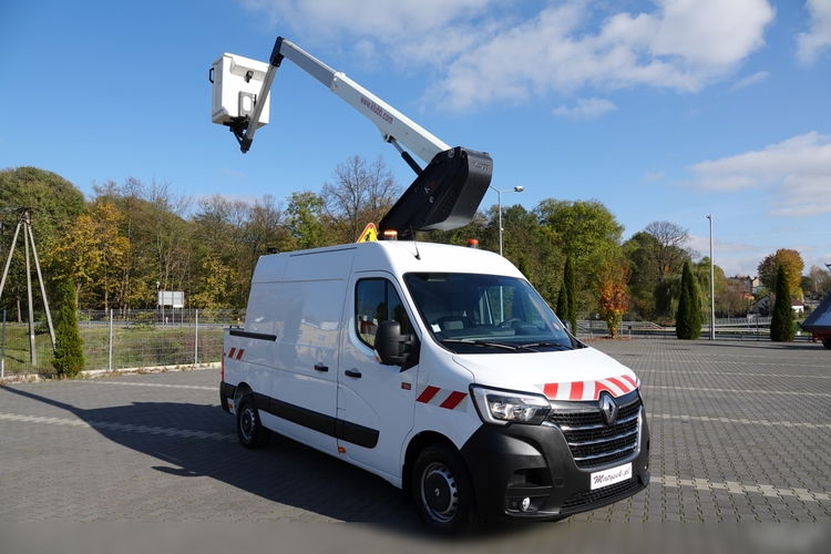 Renault MASTER / PODNOŚNIK KOSZOWY - 12 metrów / 2021 ROK / BLASZAK + WZWYŻKA zdjęcie 3