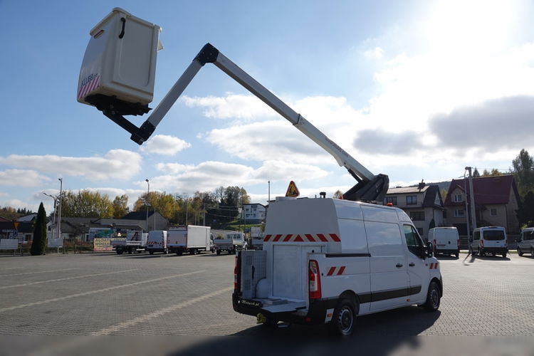 Renault MASTER / PODNOŚNIK KOSZOWY - 12 metrów / 2021 ROK / BLASZAK + WZWYŻKA zdjęcie 8