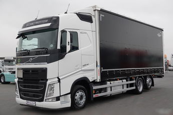 Volvo FH 500 / 6x2 / FIRANKA - 7.7 m / 60 m3 / PODNOSZONY DACH / oś podnoszona / DOPPELSTOCK / 2020 / PO KONTRAKCIE SERWISOWYM / 