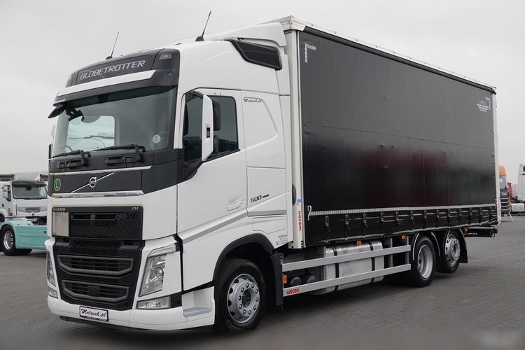 Volvo FH 500 / 6x2 / FIRANKA - 7.7 m / 60 m3 / PODNOSZONY DACH / oś podnoszona / DOPPELSTOCK / 2020 / PO KONTRAKCIE SERWISOWYM /  zdjęcie 1