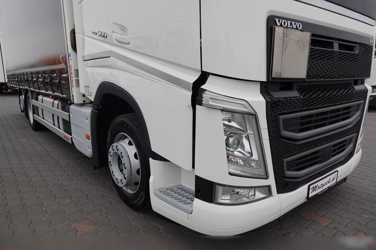 Volvo FH 500 / 6x2 / FIRANKA - 7.7 m / 60 m3 / PODNOSZONY DACH / oś podnoszona / DOPPELSTOCK / 2020 / PO KONTRAKCIE SERWISOWYM /  zdjęcie 7