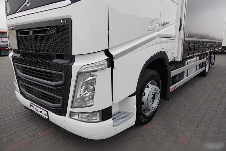 Volvo FH 500 / 6x2 / FIRANKA - 7.7 m / 60 m3 / PODNOSZONY DACH / oś podnoszona / DOPPELSTOCK / 2020 / PO KONTRAKCIE SERWISOWYM /  zdjęcie 8