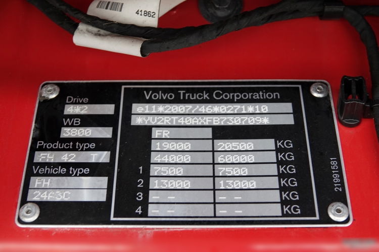 Volvo FH 500 / HYDRAULIKA / ALUSY / PO KONTRAKCIE SERWISOWYM / SPROWADZONY  zdjęcie 36