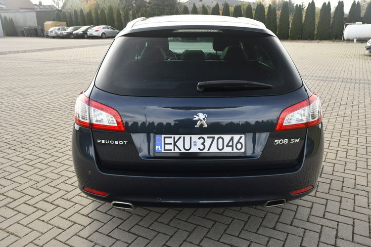 Peugeot 508 SW 2.2hdi GT Skóry, Navi, Klimatr 2 str.El.Fotele.Podgrzewane Fotele.GWARAN zdjęcie 7