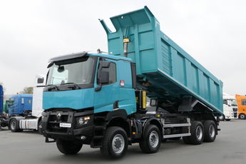 Renault K 480 / 8x6 / WYWROTKA TYLNOZSYPOWA 25 m3 / EURO 6