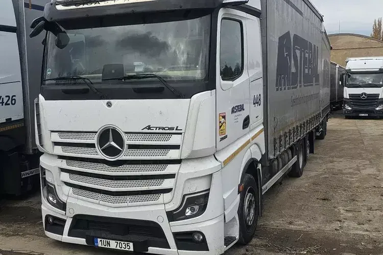 Mercedes ACTROS 2551 MP5 euro6 6x2 jumbo zestaw 120m 38palet zdjęcie 30