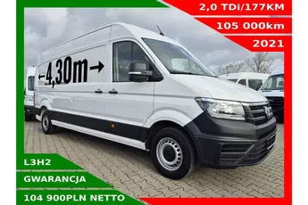 Volkswagen Crafter L3H2 104900zł NETTO 2.0TDi/177KM