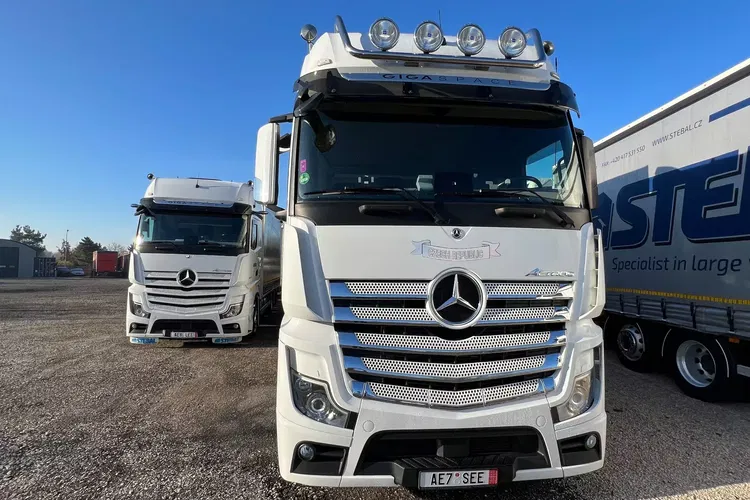 Mercedes ACTROS 2551 MP5 euro6 6x2 jumbo zestaw 120m 38palet zdjęcie 60