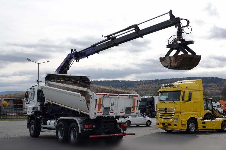 DAF CF 460 / 6x4 / WYWROTKA / HYDROBURTA / + HDS PM 18.5TP wysów: 11 M / STEROWANIE RADIOWE / ROTATOR / ŁYCHA / EURO 6 / 2018 ROK zdjęcie 2