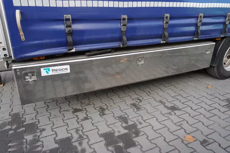 Przyczepa przejazdowa tandem Redos 1205 / 18t / rok 2022 / 19 palet zdjęcie 12