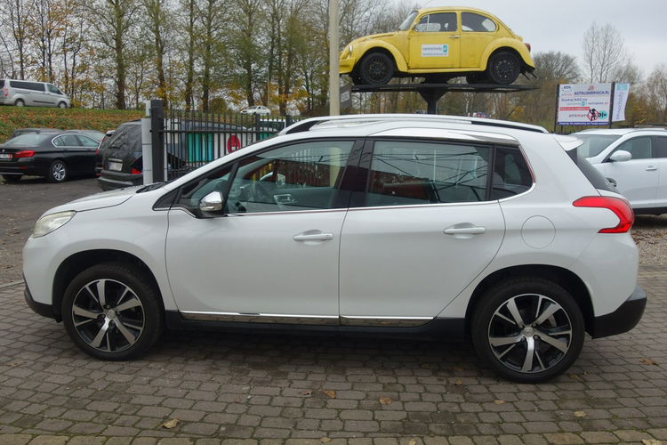 Peugeot 2008 1.6 VTi 120KM Navi Klimatronic Książka Serwisowa Hak Biała PERŁA zdjęcie 3