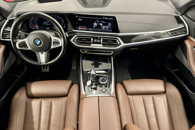 BMW X7 M50i MPakiet Lasery Hak Kamery 360 Head Up Harman Tempomat ACC Relingi zdjęcie 25