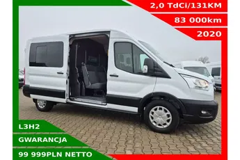 Ford Transit L3H2 Lift 99999zł NETTO Brygadówka 6 osób 2.0TdCi/131KM