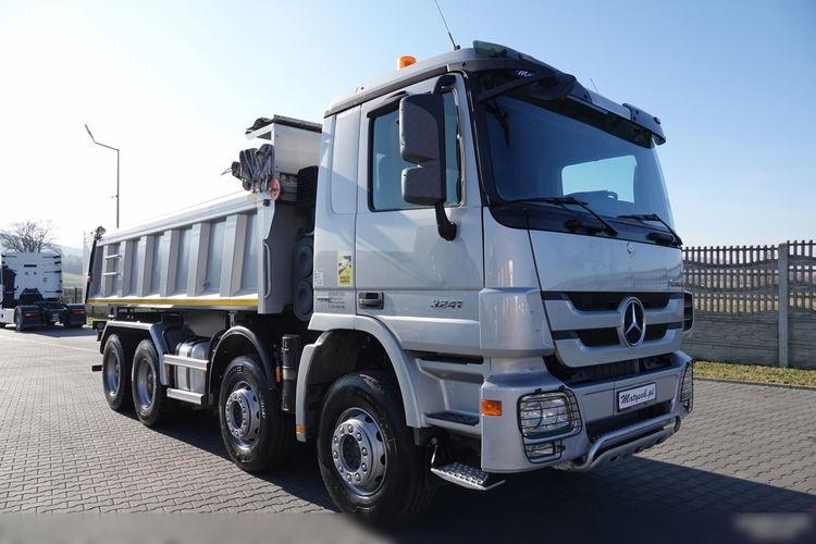 Mercedes ACTROS 3241 / 8x4 / WYWROTKA / HYDROBURTA / BORDMATIC / HYDROKLAPA / EURO 5 EEV  zdjęcie 22