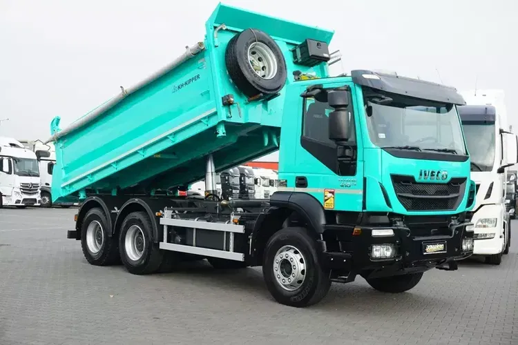 Iveco TRAKKER / 410 / E 6 / WYWROTKA / 6 X 4 / HYDROBURTA zdjęcie 2