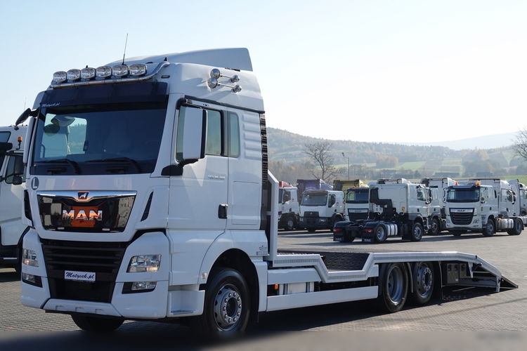 MAN TGX 26.460 / 6x2 / LAWETA / NAJAZDY HYDRAULICZNE / WCIĄGARKA / POMOC DROGOWA / RETARDER / EURO 6 / OPONY 100 % / OŚ PODNOSZONA  zdjęcie 2