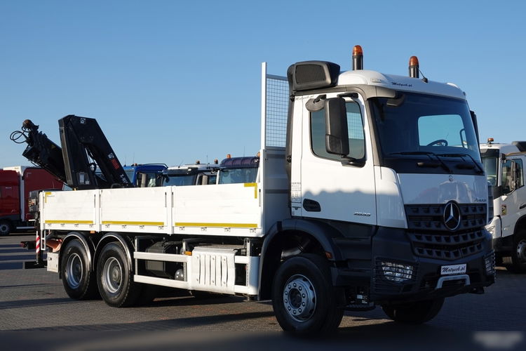 Mercedes AROCS 2633 / 6x4 / SKRZYNIOWY - 6, 5 M / HDS HIAB 188 b-3 wysów: 11 M / EURO 6 / STEROWANIE RADIOWE / ROTATOR  zdjęcie 17