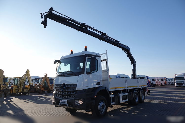 Mercedes AROCS 2633 / 6x4 / SKRZYNIOWY - 6, 5 M / HDS HIAB 188 b-3 wysów: 11 M / EURO 6 / STEROWANIE RADIOWE / ROTATOR  zdjęcie 2