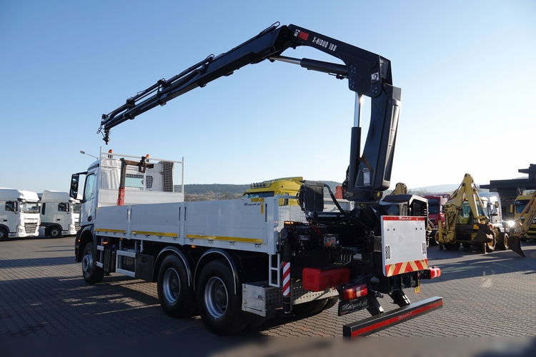 Mercedes AROCS 2633 / 6x4 / SKRZYNIOWY - 6, 5 M / HDS HIAB 188 b-3 wysów: 11 M / EURO 6 / STEROWANIE RADIOWE / ROTATOR  zdjęcie 3