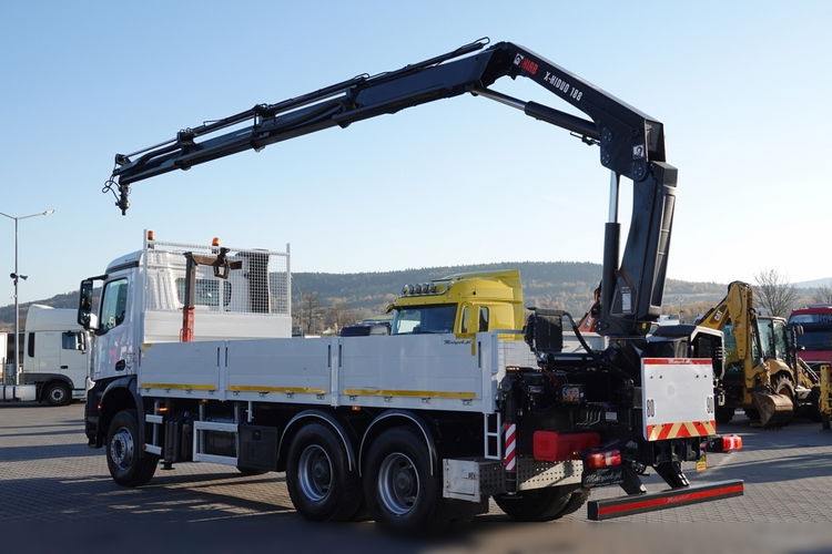 Mercedes AROCS 2633 / 6x4 / SKRZYNIOWY - 6, 5 M / HDS HIAB 188 b-3 wysów: 11 M / EURO 6 / STEROWANIE RADIOWE / ROTATOR  zdjęcie 4